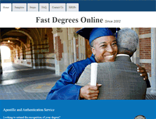 Tablet Screenshot of fast-degrees-online.com